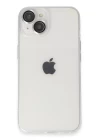 iPhone 14 Kılıf Luko Lens Silikon - Gümüş