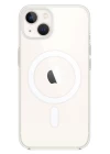 iPhone 14 Kılıf Magneticsafe Şeffaf Silikon - Şeffaf