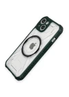 iPhone 14 Kılıf Prag Magneticsafe Kapak - Koyu Yeşil