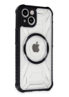 iPhone 14 Kılıf Prag Magneticsafe Kapak - Siyah
