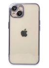 iPhone 14 Kılıf Razer Lensli Silikon - Mor