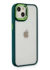 iPhone 14 Plus Kılıf Dora Kapak - Haki Yeşil
