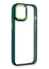 iPhone 14 Plus Kılıf Dora Kapak - Haki Yeşil