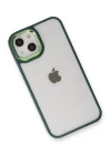 iPhone 14 Plus Kılıf Dora Kapak - Haki Yeşil