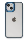 iPhone 14 Plus Kılıf Dora Kapak - Mavi