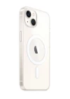 iPhone 14 Plus Kılıf Magneticsafe Şeffaf Silikon - Şeffaf