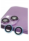 iPhone 14 Plus Raze Metal Kamera Lens - Mavi