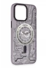 iPhone 14 Pro Kılıf Apollo Magneticsafe Desenli Kapak - Apollo Mor - 5