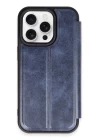 iPhone 14 Pro Kılıf Flip Cover - Lacivert