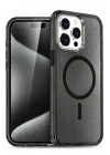 iPhone 14 Pro Kılıf Glow Magsafe Kapak - Siyah