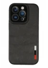 iPhone 14 Pro Kılıf Loop Deri Silikon - Siyah