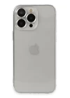 iPhone 14 Pro Kılıf Luko Lens Silikon - Gümüş