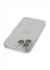 iPhone 14 Pro Kılıf Luko Lens Silikon - Gümüş