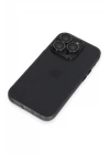 iPhone 14 Pro Kılıf Luko Lens Silikon - Siyah