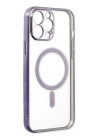 iPhone 14 Pro Kılıf Magneticsafe Lazer Silikon - Mor