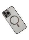 iPhone 14 Pro Kılıf Magneticsafe Lazer Silikon - Siyah
