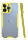 iPhone 14 Pro Kılıf Platin Silikon - Sarı