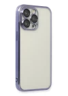 iPhone 14 Pro Kılıf Razer Lensli Silikon - Mor