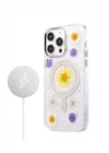 iPhone 14 Pro Max Flower Magsafe Kapak - Sarı