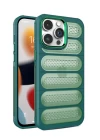 iPhone 14 Pro Max Kılıf Airmax Silikon Kapak - Koyu Yeşil