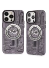 iPhone 14 Pro Max Kılıf Apollo Magneticsafe Desenli Kapak - Apollo Mor - 5