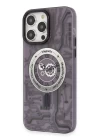 iPhone 14 Pro Max Kılıf Apollo Magneticsafe Desenli Kapak - Apollo Mor - 5