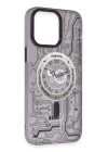 iPhone 14 Pro Max Kılıf Apollo Magneticsafe Desenli Kapak - Apollo Mor - 5