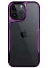 iPhone 14 Pro Max Kılıf Boyi Silikon Kapak - Derin Mor