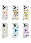 iPhone 14 Pro Max Kılıf Daisy Simli Magsafe Kapak - Pembe