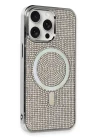 iPhone 14 Pro Max Kılıf Diamond Magsafe Kapak - Rainbow