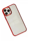 iPhone 14 Pro Max Kılıf Element Silikon - Kırmızı