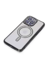 iPhone 14 Pro Max Kılıf Joke Simli Magneticsafe Kılıf - Siyah