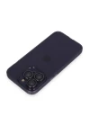 iPhone 14 Pro Max Kılıf Luko Lens Silikon - Derin Mor
