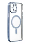 iPhone 14 Pro Max Kılıf Magneticsafe Lazer Silikon - Sierra Blue