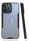 iPhone 14 Pro Max Kılıf Platin Silikon - Siyah