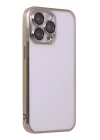 iPhone 14 Pro Max Kılıf Razer Lensli Silikon - Gold