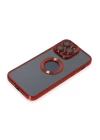 iPhone 14 Pro Max Kılıf Slot Silikon - Kırmızı