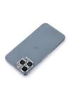 iPhone 14 Pro Max Metal Kamera Lens Koruma Cam - Gümüş