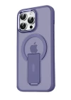 iPhone 14 Pro Tork Magsafe Standlı Kapak - Derin Mor