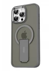 iPhone 14 Pro Tork Magsafe Standlı Kapak - Titan Gri