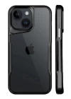 iPhone 15 Kılıf Boyi Silikon Kapak - Siyah