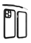 iPhone 15 Pro Kılıf Red Pepper Magneticsafe Su Geçirmez Kılıf - Siyah-Gri