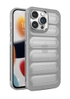 iPhone 15 Pro Max Kılıf Airmax Silikon Kapak - Titan Gri