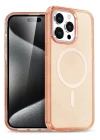 iPhone 15 Pro Max Kılıf Glow Magsafe Kapak - Turuncu