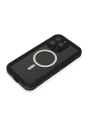 iPhone 15 Pro Max Kılıf Red Pepper Magneticsafe Su Geçirmez Kılıf - Siyah-Gri