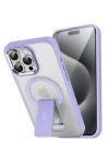 iPhone 15 Pro Max Tork Magsafe Standlı Kapak - Lila