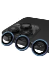 iPhone 15 Pro Raze Metal Kamera Lens - Lacivert