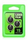 iPhone 15 Pro Raze Metal Kamera Lens - Siyah