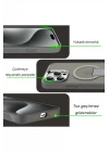 iPhone 15 Pro Tork Magsafe Standlı Kapak - Titan Gri