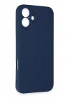 iPhone 16 Kılıf First Silikon - Lacivert